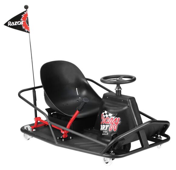 Gokart elektryczny Razor Crazy Cart XL - wi?ksza wersja dla doros?ych