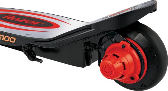 Hulajnoga elektryczna RAZOR E100 PowerCore czerwona aluminiowa - lekka i wytrzymała - obrazek 2