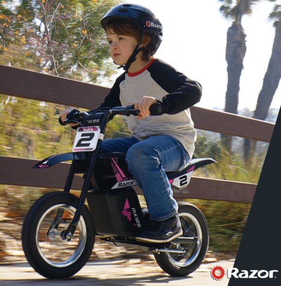 Motocykl elektryczny Razor MX125 Dirt Rocket - terenowy motor dla dzieci - obrazek 7