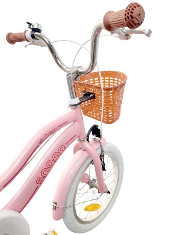 Rower dziecięcy Snapp Bike Vintage 16"  różowy - obrazek 3