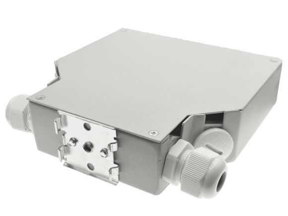 Przełącznica światłowodowa na szynę DIN 6xSC duplex / 6xLC quad z płytą czołową ALANTEC - obrazek 2