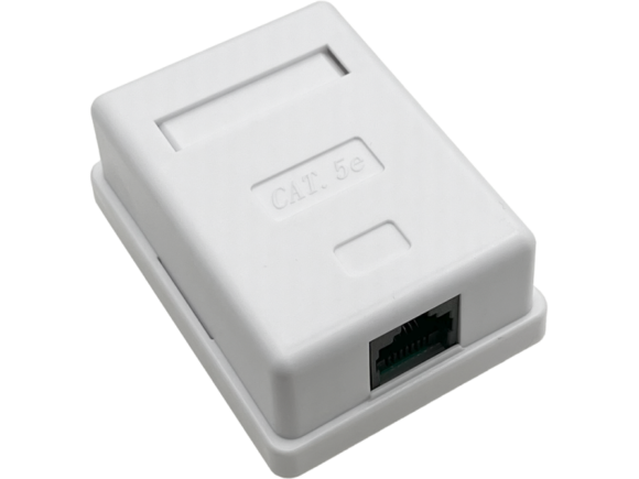 Gniazdo natynkowe UTP kat.5e 1xRJ45 ALANTEC - obrazek 2