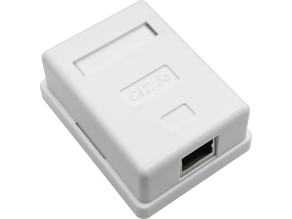Gniazdo natynkowe STP kat.5e 1xRJ45 ALANTEC - obrazek 2