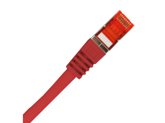 Patch-cord S/FTP kat.6A LSOH 2.0m czerwony ALANTEC - obrazek 2