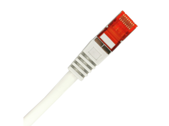 Patch-cord F/UTP kat.6 PVC 0.25m szary ALANTEC - obrazek 2