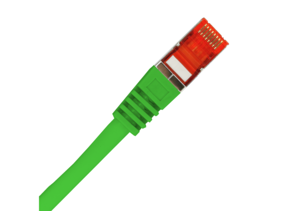 Patch-cord F/UTP kat.6 PVC 3.0m zielony ALANTEC - obrazek 2
