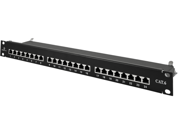 Patch panel STP kat.6 24 porty LSA 1U ALANTEC - obrazek 2