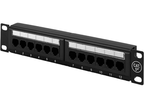 Patch panel UTP 12 portów LSA 10" 1U ALANTEC - obrazek 2
