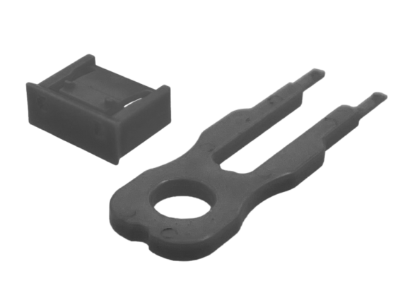 Blokada gniazda USB przed nieautoryzowanym wpięciem, kolor czarny (opakowanie 10 szt. + klucz) ALANTEC - obrazek 2