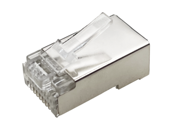 Wtyk przelotowy RJ45 STP kat.5e (op.100 szt) ALANTEC - obrazek 2