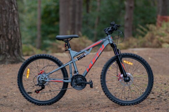 Rower górski MTB Huffy MARKER 24" Srebrny dla dzieci, chłopców 8-12 lat - obrazek 6