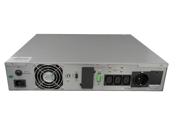 Zasilacz awaryjny UPS RACK typu ONLINE 1KVA (1000VA) 800W 2x 7AH do szafy rack AVIZIO POWER - obrazek 3