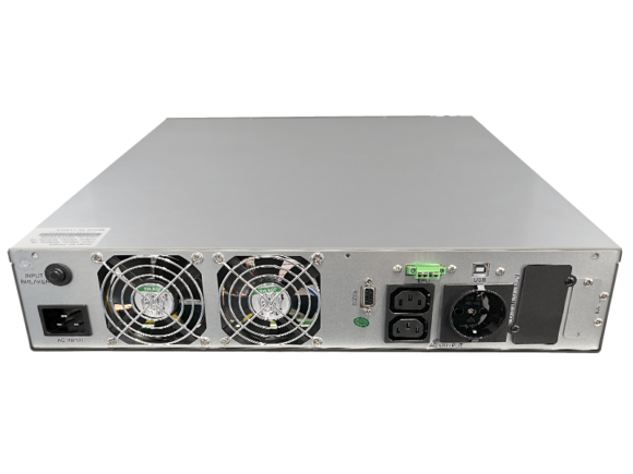 Zasilacz awaryjny UPS RACK typu ONLINE 3KVA (3000VA) 2gabaryt0W 4x 9AH do szafy rack AVIZIO POWER - obrazek 3