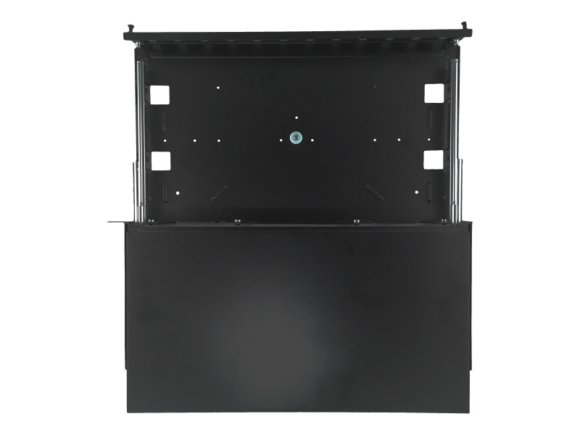 Przełącznica światłowodowa teleskopowa 24xSC duplex / 24xLC quad 19" 1U z akcesoriami montażowymi (dławiki, opaski) ALANTEC - obrazek 3