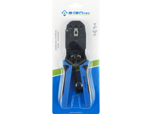 Zaciskarka 4p6p8p do wtyków RJ11/RJ12/RJ45 ALANTEC - obrazek 3