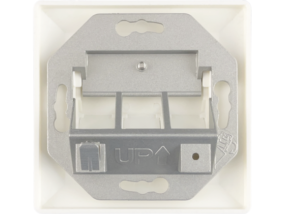 Adapter podtynkowy 3xRJ45 z klapkami przeciwkurzowymi ALANTEC - obrazek 3