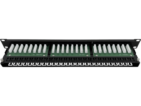 Patch panel OPTIMUM UTP kat.5e 48 portów LSA 1U ALANTEC - obrazek 3