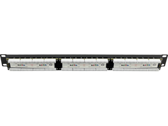 Patch panel NAVI LED UTP kat.6 24 porty LSA 1U ALANTEC - obrazek 3