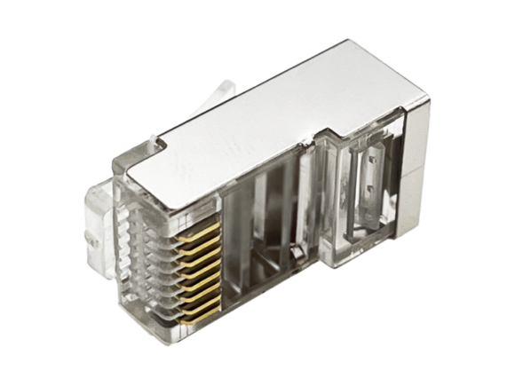 Wtyk przelotowy RJ45 STP kat.5e (op.100 szt) ALANTEC - obrazek 3