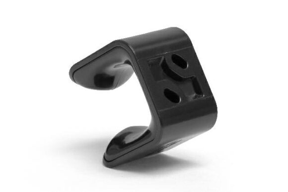 Uchwyt ścienny na rower HORNIT CLUG Roadie czarno-czarny S (23-32 mm) - kompaktowy uchwyt szosowy - obrazek 4