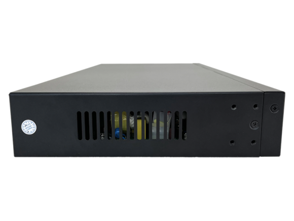 Niezarządzalny przełącznik (switch) 24 porty RJ45 PoE+ 100Mb/s + 2 porty RJ45 Uplink 1Gb/s (budżet mocy 250W) AVIZIO - obrazek 4