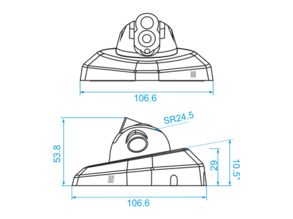 Kamera IP mini kopułkowa, 2 Mpx, IK09, 3.6mm AVIZIO PROFESSIONAL - obrazek 4