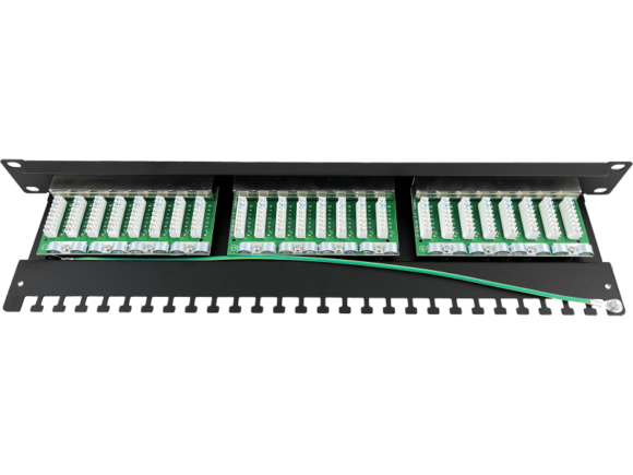 Patch panel STP kat.5e 24 porty LSA 1U ALANTEC - obrazek 4