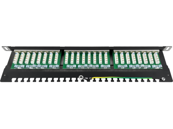 Patch panel OPTIMUM STP kat.6 24 porty 0.5U ALANTEC - obrazek 4
