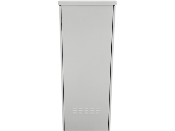 Zewn?trzna szafka rack IP55, stoj?ca 19" 42U 600x600, 4 belki no?ne, 4 przepusty kablowe, kolor szary ALANTEC - obrazek 4