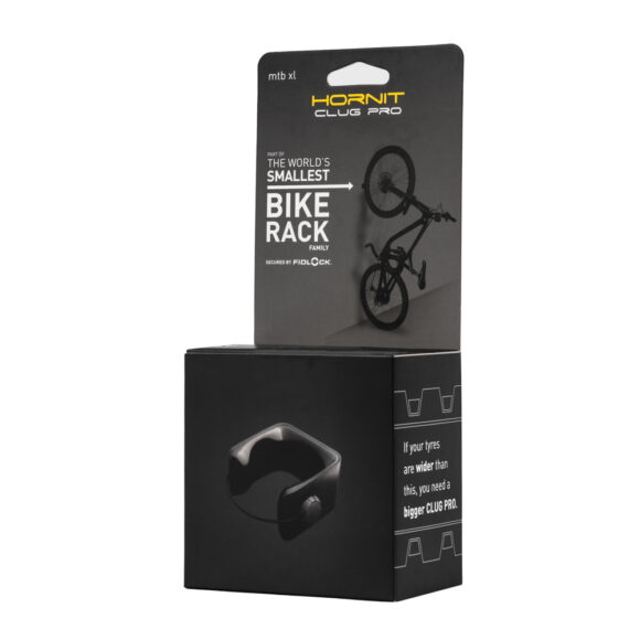Uchwyt ścienny na rower HORNIT CLUG PRO MTB XL czarny - profesjonalny uchwyt rowerowy XL - obrazek 2