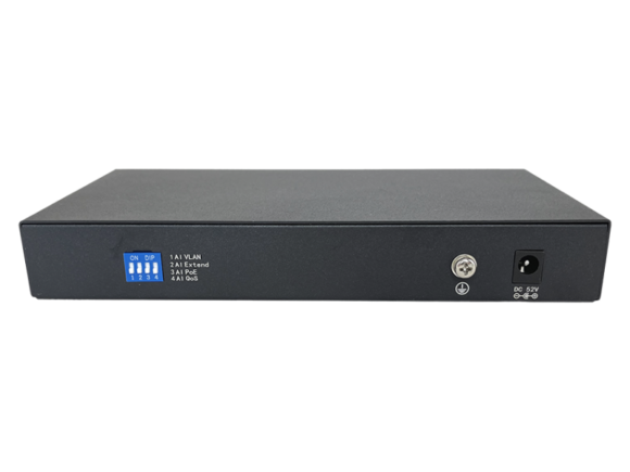 Niezarządzalny przełącznik (switch) 10xRJ45 - 8 portów RJ45 PoE+ 1Gb/s + 2 porty RJ45 Uplink 1Gb/s (budżet mocy 96W) AVIZIO - obrazek 5