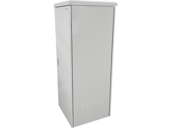 Zewn?trzna szafka rack IP55, stoj?ca 19" 42U 600x600, 4 belki no?ne, 4 przepusty kablowe, kolor szary ALANTEC - obrazek 5