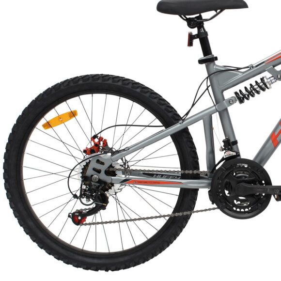 Rower górski MTB Huffy MARKER 24" Srebrny dla dzieci, chłopców 8-12 lat - obrazek 2