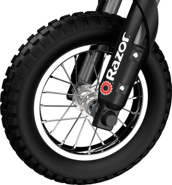 Motocykl elektryczny Razor MX350 Dirt czarny - wytrzymały cross dla młodzieży - obrazek 5