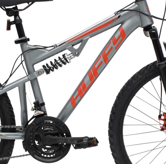 Rower górski MTB Huffy MARKER 24" Srebrny dla dzieci, chłopców 8-12 lat - obrazek 3