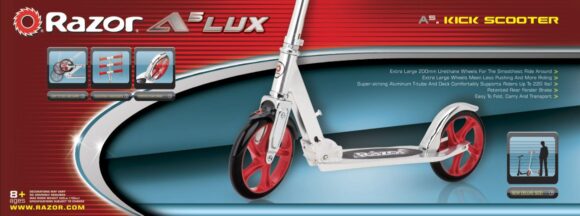 RAZOR hulajnoga A5 Lux Silver 13073001 duże koła - obrazek 6