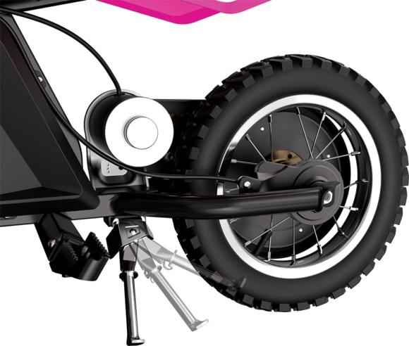 Motocykl elektryczny Razor MX125 Dirt Rocket różowy - off-road dla dzieci - obrazek 2