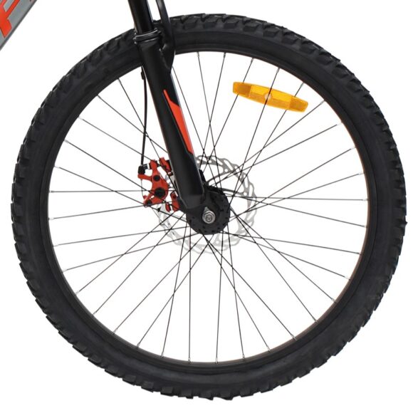 Rower górski MTB Huffy MARKER 24" Srebrny dla dzieci, chłopców 8-12 lat - obrazek 4