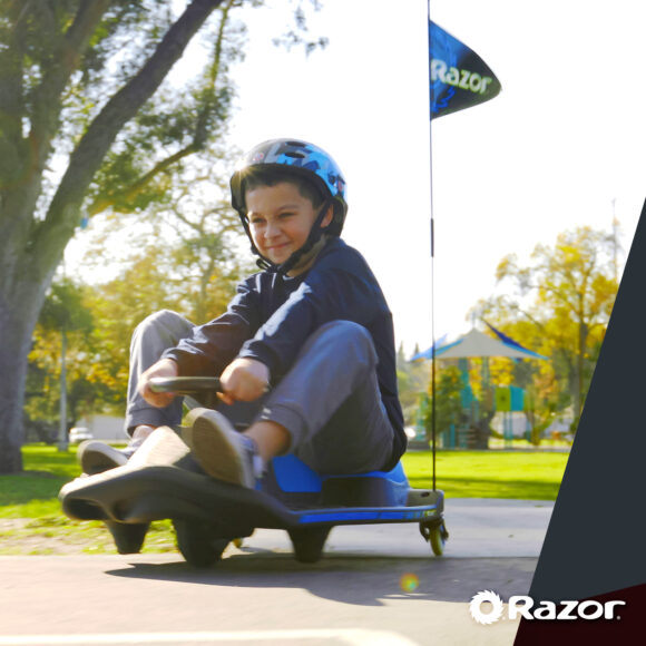 Gokart elektryczny Razor Crazy Cart Shift 2.0 - stabilny pojazd dla dzieci - obrazek 5