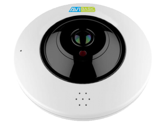 Kamera IP fisheye PTZ, 4K, IK10, 1.6mm - AVIZIO BASIC