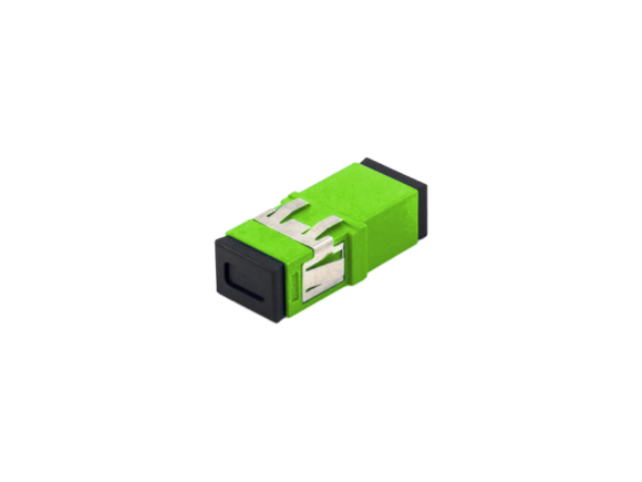Adapter światłowodowy bezkołnierzowy jednomodowy SM SC/APC simplex ALANTEC