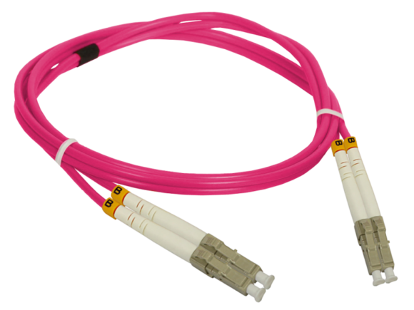 Patch cord MM OM4 LC-LC duplex 50/125 1.0m ALANTEC