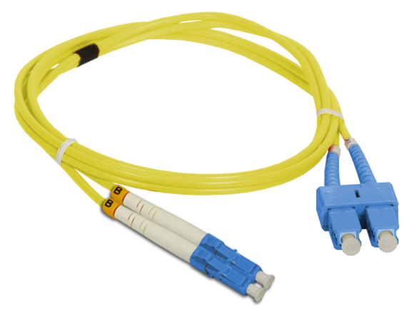 Patch cord SM LC-SC duplex 9/125 1.0m. ALANTEC