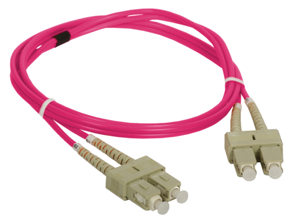 Patch cord MM OM4 SC-SC duplex 50/125 1.0m ALANTEC