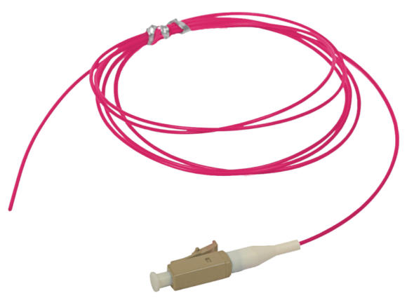 Pigtail MM OM4 1G 50/125 wtyk LC dł. 2 m "EASY STRIP" ALANTEC