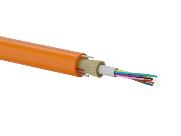 Kabel ?wiat?owodowy OS2 zewn?trzny DAC do bezpo?redniego uk?adania w ziemi, pomara?czowy SM 12J 9/125 G652D Fca PE ALANTEC
