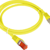 Patch-cord S/FTP kat.6A LSOH 0.5m żółty ALANTEC