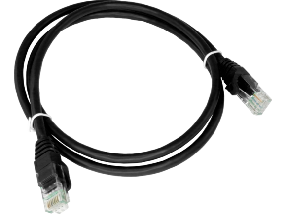 Patch-cord U/UTP kat.6A LSOH 2.0m czarny ALANTEC