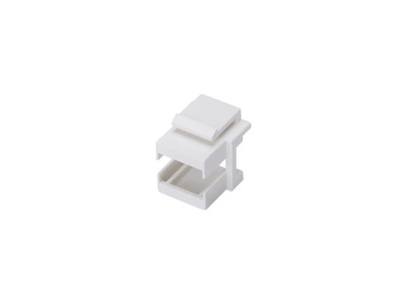 Adapter mocowania typu keystone pod adapter SC simplex / LC duplex, kolor biały ALANTEC