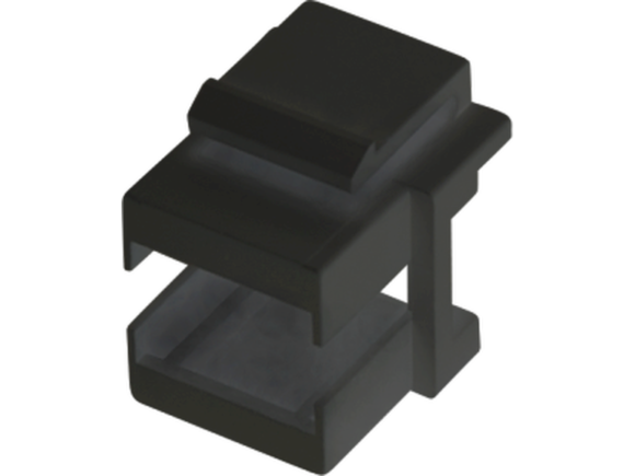Adapter mocowania typu keystone pod adapter SC simplex / LC duplex, kolor czarny ALANTEC